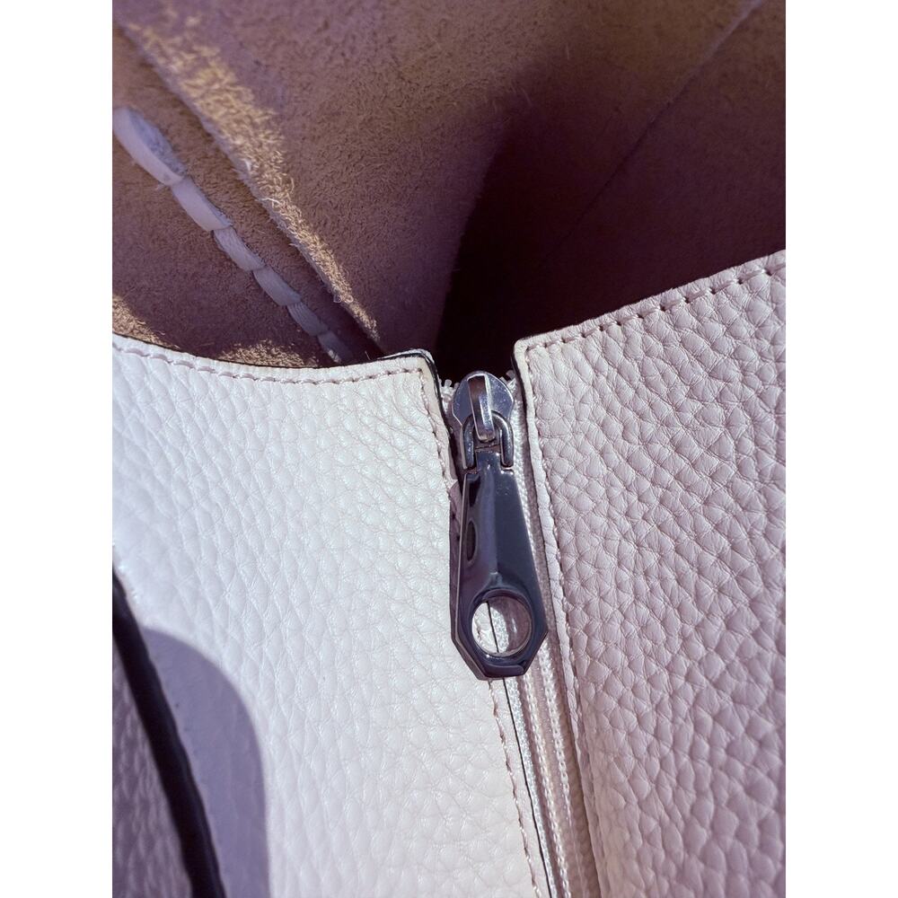 Rebecca Minkoff Whipstitch Leather Shoulder Hobo Bag, Soft Blush - Picture 9 of 13